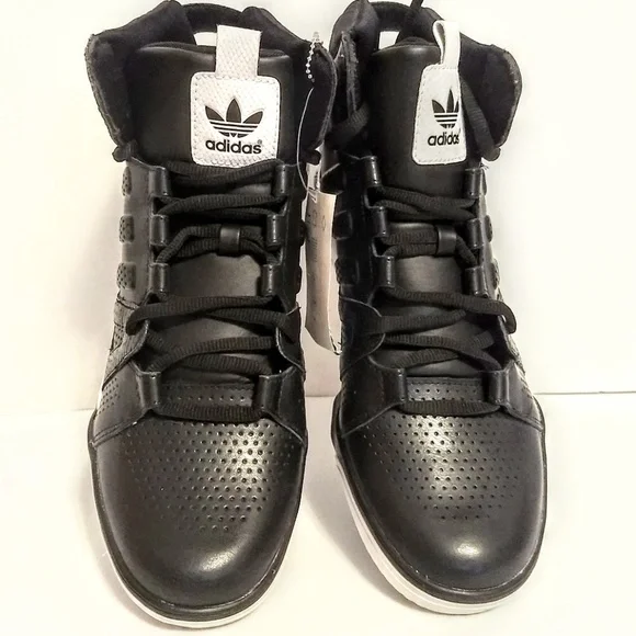 adidas Originals | Shoes | Nwt Adidas Originals Shoes Basketball Athletic  Retro Rare Men 8 Black White | Poshmark